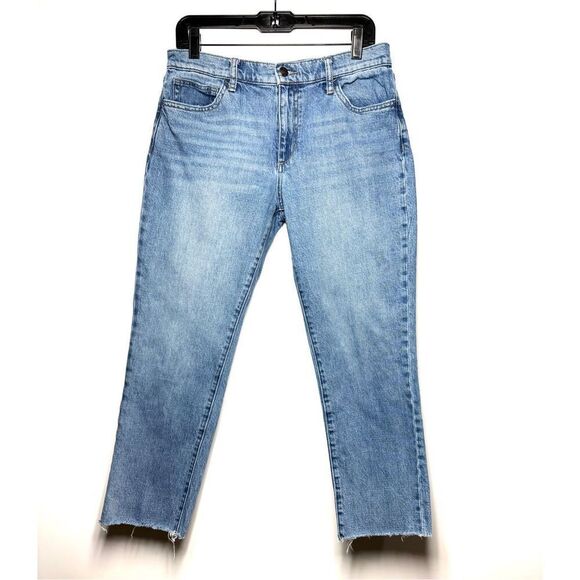 Joes Jeans The Niki High Rise Boyfriend Cropped Jeans Light Wash Denim Women 10 - Picture 1 of 4